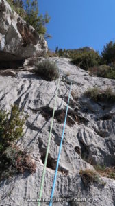 Largo 1 - Vía de la Núria - Serra de Sant Joan - Boxiols - RocJumper