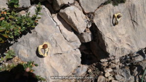 Reunión intermedia Largo 3 - Vía de la Núria - Serra de Sant Joan - Boxiols - RocJumper