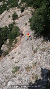 Retorno - Carena del Cap de Sant Joan - Sant Miquel - Montserrat - RocJumper