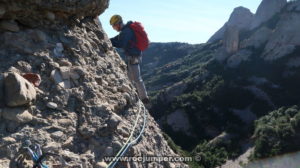 L3 - Vía Guzmán-Silva - Agulla del Pla dels Ocells - Montserrat - RocJumper