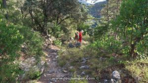 Hacia Barranc del Bosc - Aresta Ribes - Vidal - Roca Regina - Terradets - RocJumper