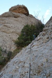 Cuerdas anudadas - Vía Ferrata Pared del Pessó - Collegats