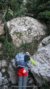 Cuerda Anudada 2 - Torrent del Balaguer - Montserrat - RocJumper