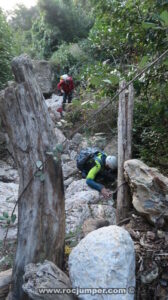 Troncos - Torrent del Balaguer - Montserrat - RocJumper