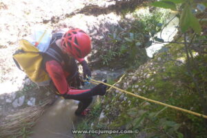 R1 rápel - Torrent de la Guitza - Canaletes - RocJumper