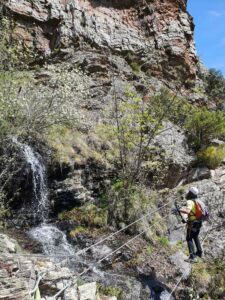 Puente Tibetano de 7 m - Vía Ferrata Salt de Botonal