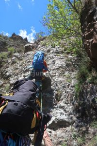 Muro Gris - Vía Ferrata Salt de Botanal - Alins - RocJumper