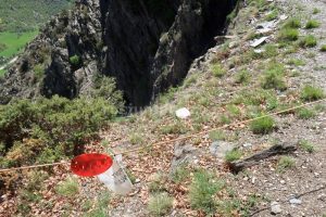 Pont Conrad cerrado - Vía Ferrata Salt de Botanal - Alins - RocJumper