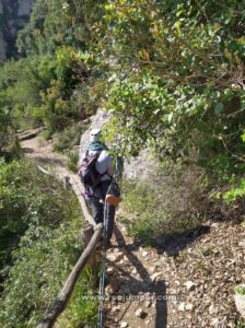 Camiando - Vía Pique Longue - La Granota - Montserrat - RocJumper