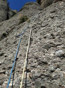 L4 - Vía Pique Longue - La Granota - Montserrat - RocJumper