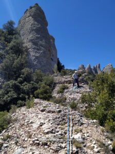 Carena - Vía Pique Longue - La Granota - Montserrat - RocJumper