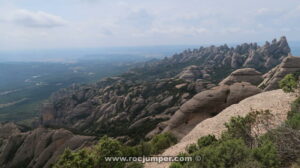 Vista desde Montgròs - Montserrat - RocJumper