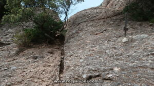 Canal Roca plana dels Llamps - Montgròs - Montserrat - RocJumper