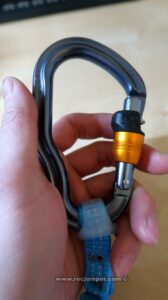 Mosquetón Petzl Vertigo Wire-lock