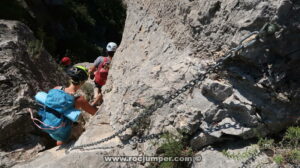 Destrepe con cadenas - Camí de les cireres d'Arboç - Montfalcó - RocJumper