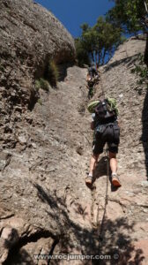 Camino Equipado de Frares Encantats - Montserrat - RocJumper