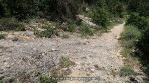 Cruzar con camino de ida - Barranc Vall de la Bassa Superior - Mussara - RocJumper