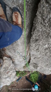 Vía Que mal rollo - Zona Torre de Aguila - Zona Noreste - Escalada Deportiva Pic de l'Àliga - Sant Andreu de la Barca - RocJumper