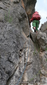 Cadena subida - Camí de les cireres d'Arboç - Montfalcó - RocJumper