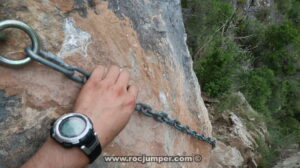 Cadena bajada - Camí de les cireres d'Arboç - Montfalcó - RocJumper