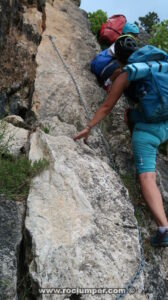 Grimpada con cadena - Camí de les cireres d'Arboç - Montfalcó - RocJumper