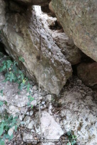 Cuerda fija Torrent del Balaguer - Montserrat - RocJumper