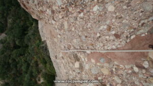 Bajada Camino equipado Cap del Mort - Montserrat - RocJumper