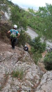 Camino equipado Torrent del Cavall Bernat - Montserrat - RocJumper