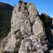 Integral Cresta Roques de Roies (V 160 m) (Castillonroy, Huesca)