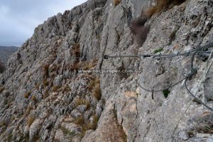 Tirolina - Tramo Norte - Vía Ferrata John Hogbin - Zafarraya - RocJumper