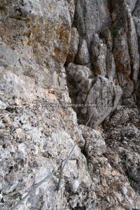 Flanqueo - Tramo Norte - Vía Ferrata John Hogbin - Zafarraya - RocJumper