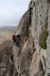 Péndulo - Tramo Norte - Vía Ferrata John Hogbin - Zafarraya - RocJumper