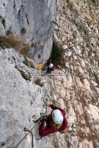 Puente/Tirolina - Tramo Sur - Vía Ferrata John Hogbin - Zafarraya - RocJumper