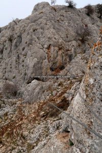 Puente Tibetano - Tramo Sur - Vía Ferrata John Hogbin - Zafarraya - RocJumper