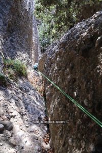 Rápel 3 - Vía Aresta Idíl·lica - Agulla dels Tres Ponts - Peramola - RocJumper