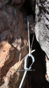 Puente de roca L1 - Vía Joanet el Cosinet - Roca Maura - Estartit - RocJumper