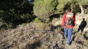 Aproximación sendero - Integral Cresta Serra de les Canals - Oliana - RocJumper