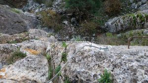 Después del desplome - Vía Ferrata La Pista o 100 Caños - Villanueva del Trabuco - RocJumper