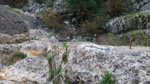 Después del desplome - Vía Ferrata La Pista o 101 Caños - Villanueva del Trabuco - RocJumper