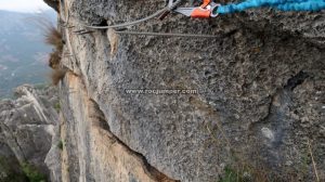 Flanqueos - Vía Ferrata Castillo del Águila - Gaucín - RocJumper