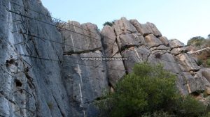 Puente tibetano - Vía Ferrata Infantil Benaoján - RocJumper