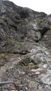 Tramo vertical - Vía Ferrata Sierra del Hacho - Gaucín - RocJumper