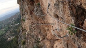 Flanqueo - Vía Ferrata La Planá II - Casares - RocJumper