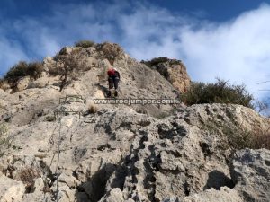 Placas Tumbadas - Vía Ferrata Monte Hacho - Lora de Estepa - RocJumper