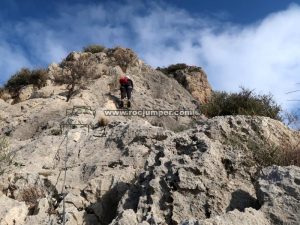 Placas Tumbadas - Vía Ferrata Monte Hacho - Lora de Estepa - RocJumper