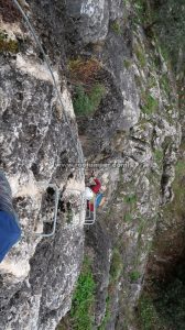 Desplome 1 - Vía Ferrata Sierra del Hacho - Gaucín - RocJumper