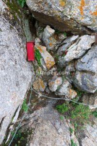 Buzón Rojo - Parte 2 - Tramo 1 - Vía Ferrata La Pita - Villanueva del Trabuco - RocJumper