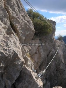 Puente de Mono o Nepalí - Vía Ferrata Monte Hacho - Lora de Estepa - RocJumper