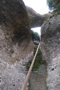 Puente natural - Barranc Roca del Corb - Oliana - RocJumper