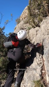 Paso de II aproximación - Integral Cresta Serra de les Canals - Oliana - RocJumper